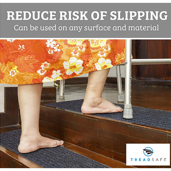 TreadSafe Carpet Stair Treads for Indoor Wooden Steps & Reviews Wayfair